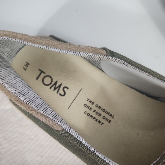TOMS Olive Green Canvas Alpargata Espadrilles - Picture 4 of 11